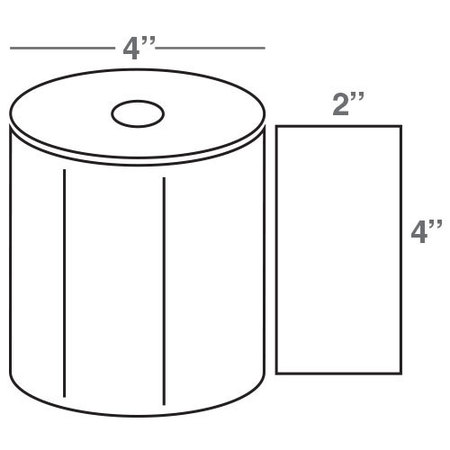 WASP TECHNOLOGIES Thermal Transfer Quad Pack - Labels - Labels ( 725 Per Sheet/Roll) - 633808431051